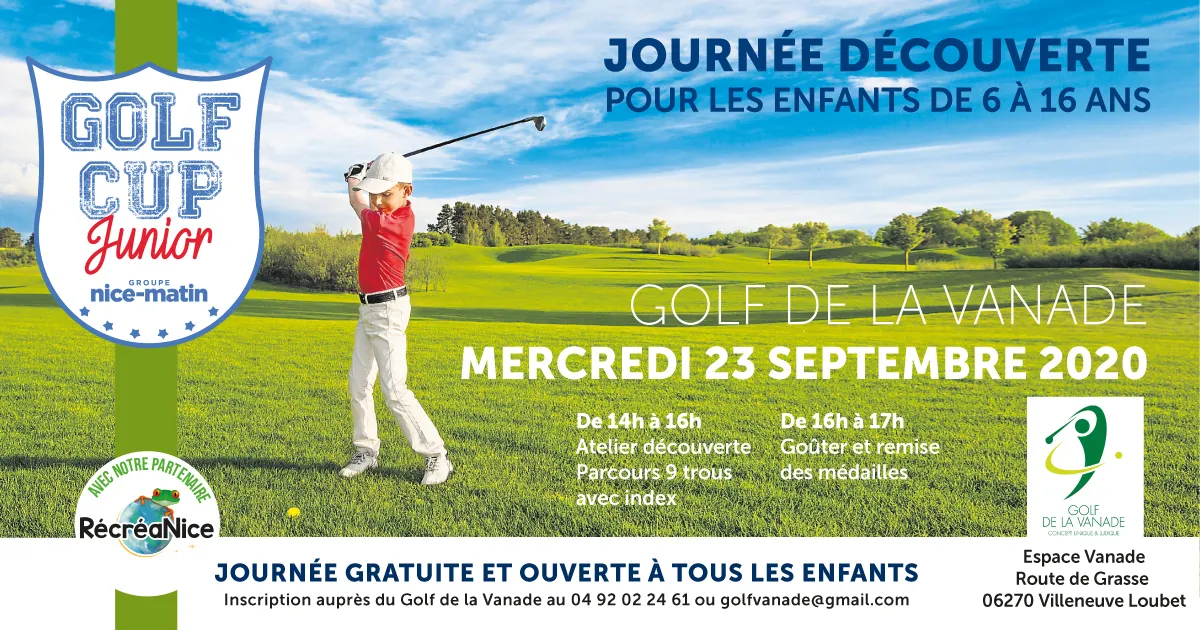Nice Matin Golf Cup Junior : La journée dédiée aux enfants de 6 à 16 ans !