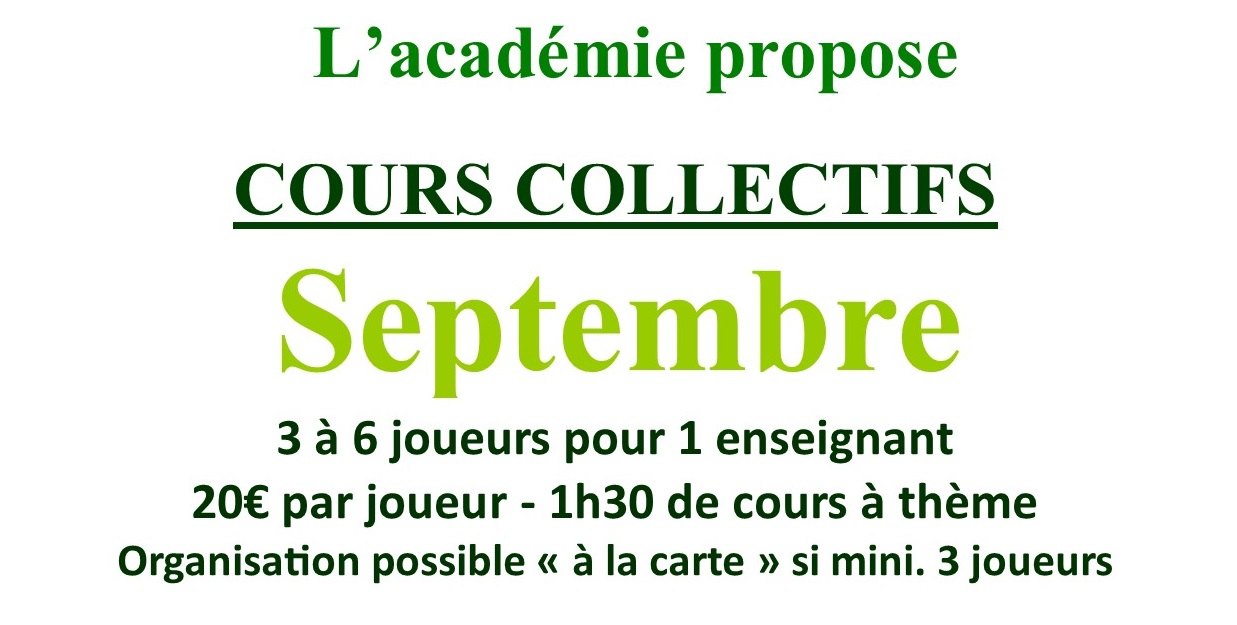 Cours collectifs Septembre 2020header