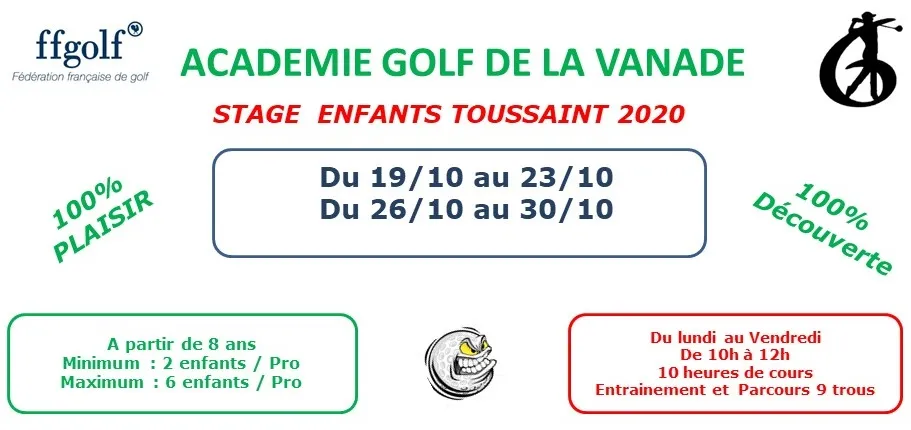 Stages des Vacances de la Toussaint