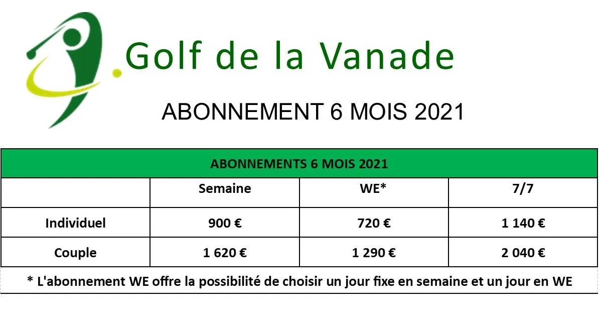 Lancement Offre Abonnement 6 mois 2021