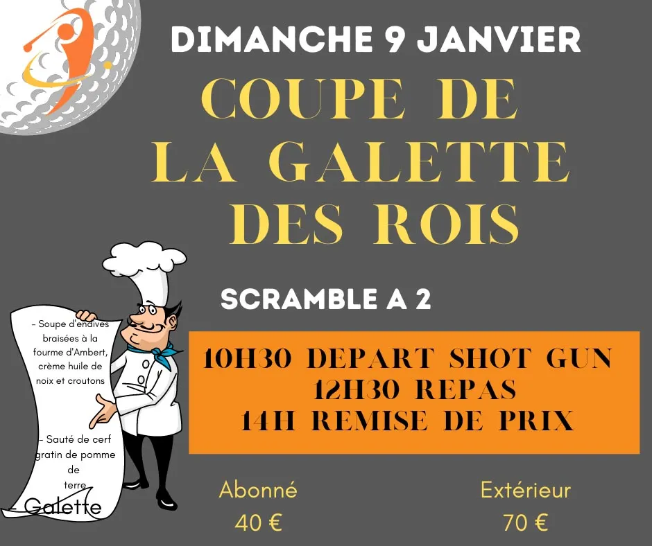 Participez à la première compétition de Golf de 2022