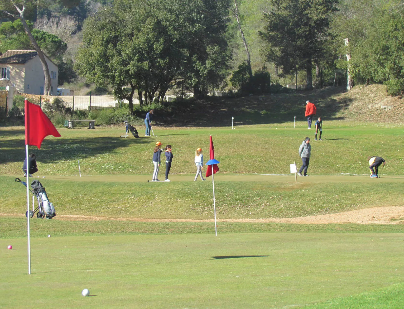 Stage de golf enfants de février