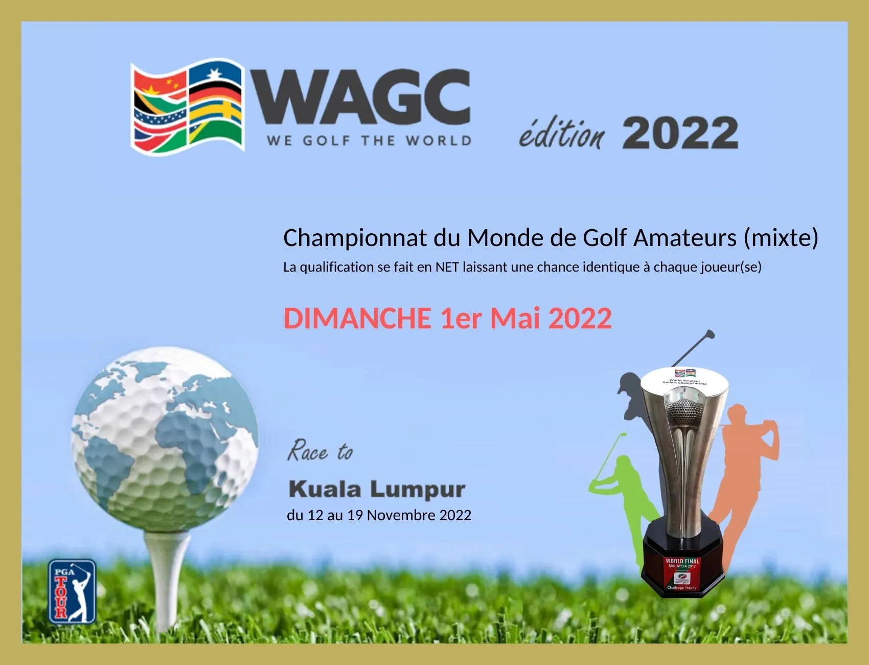 WAGC Édition 2022 - Championnat du Monde de Golf Amateurs (mixte)