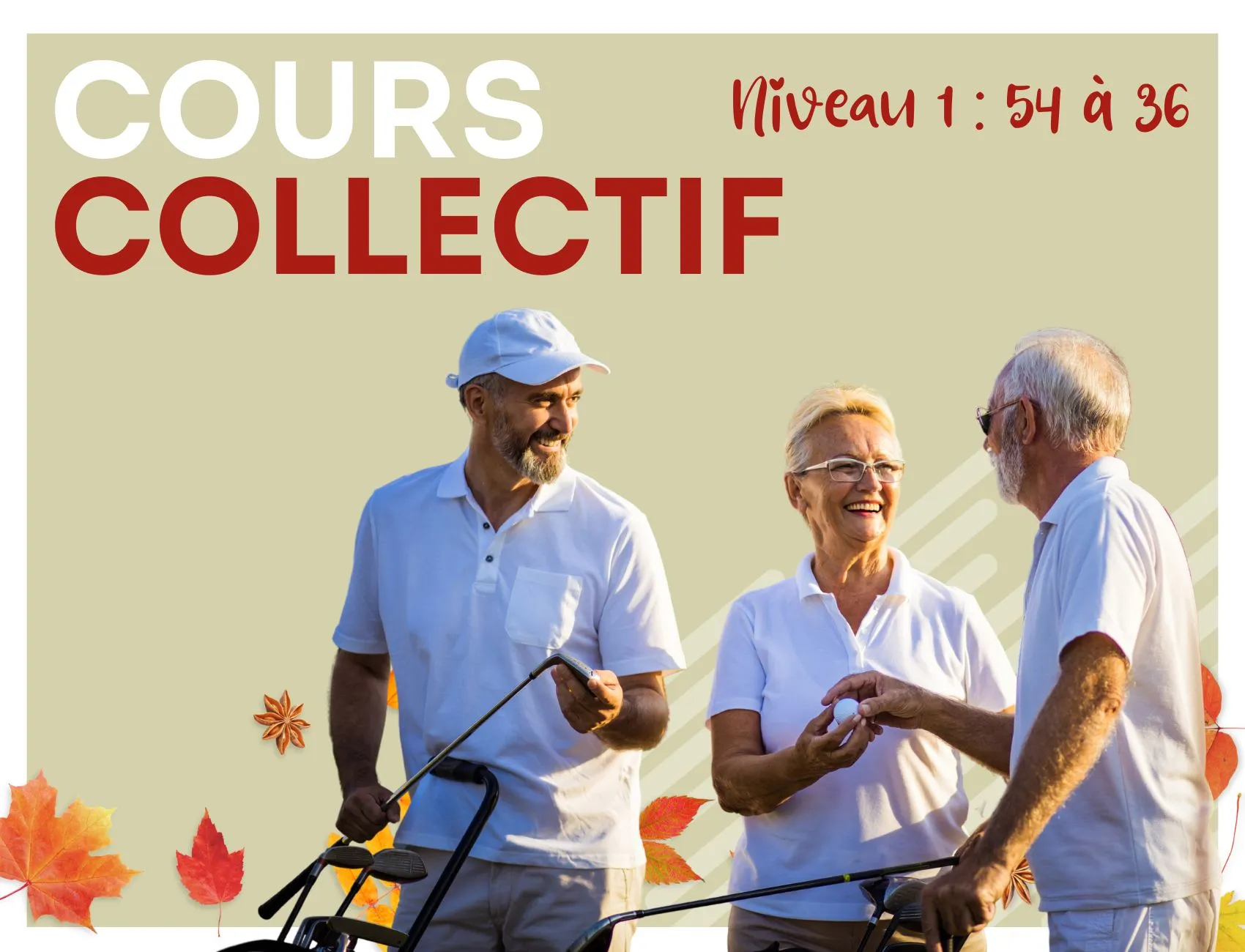 Cours Collectifs - Niveau 1 (index supérieur à 36)